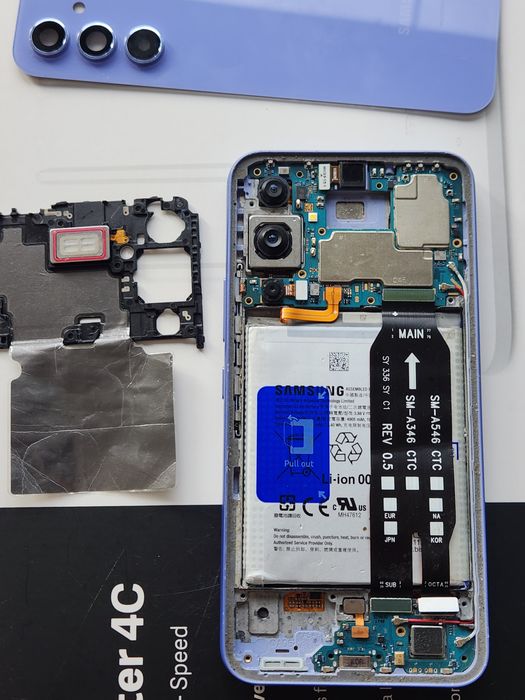 Samsung Galaxy A54 8/256Gb Light Violet. На запчастини