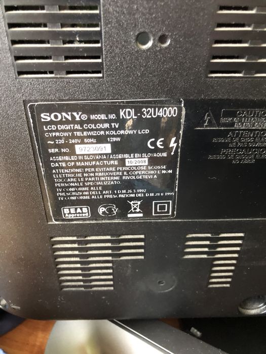Telewizor Sony Bravia 32” KDL-32U4000