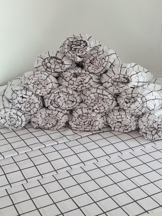 Простирадло на резинці, круглая простынь на резинке сатин бязь