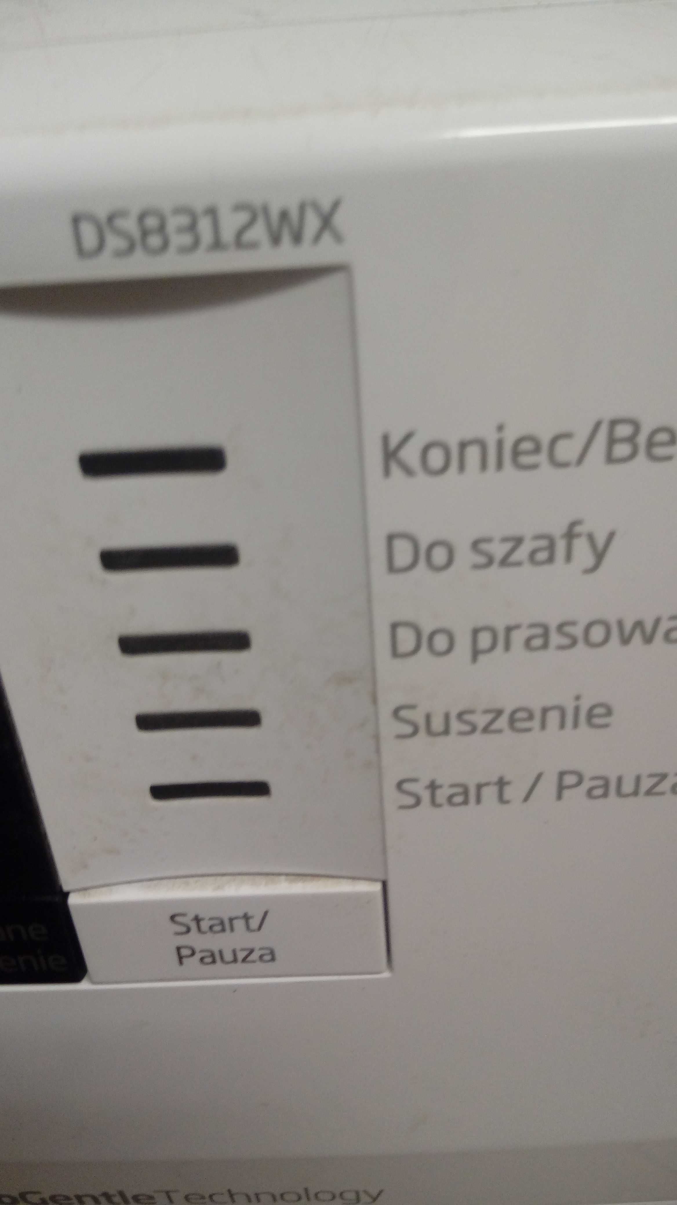 Suszarka z pompą ciepla Beko DS 8312WX-Uszkodzona