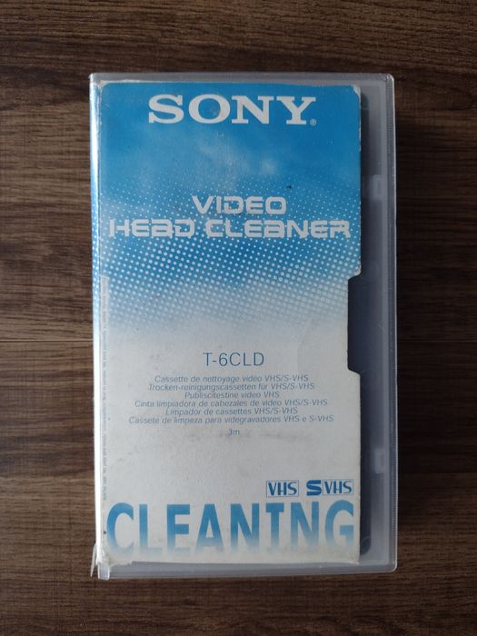 Czyszcząca Video VHS/SVHS kaseta Sony T-6CLD