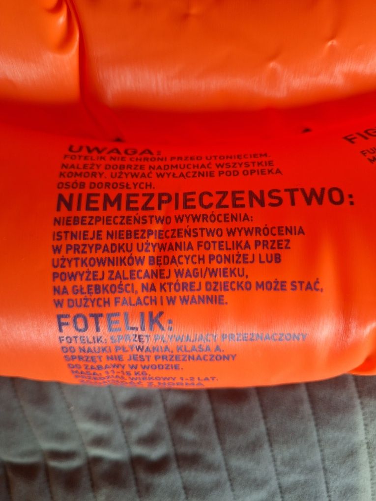 Siedzisko dla dzieci Speedo Swim Seat orange