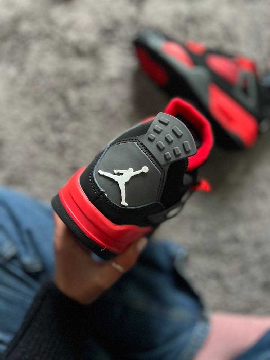 Мужские кроссовки Nike Jordan Retro 4 "Сrimson Red Thunder"
