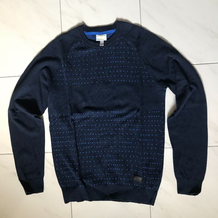 Sweter swetr bluza ADIDAS NEO granatowy granatowa okrągły Rozmiar M