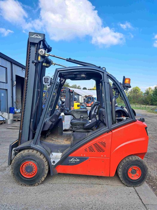 Wózek widłowy Linde H25T EVO, 2,5t, LPG, 2017r, Duplex 3,9m, przesuw b