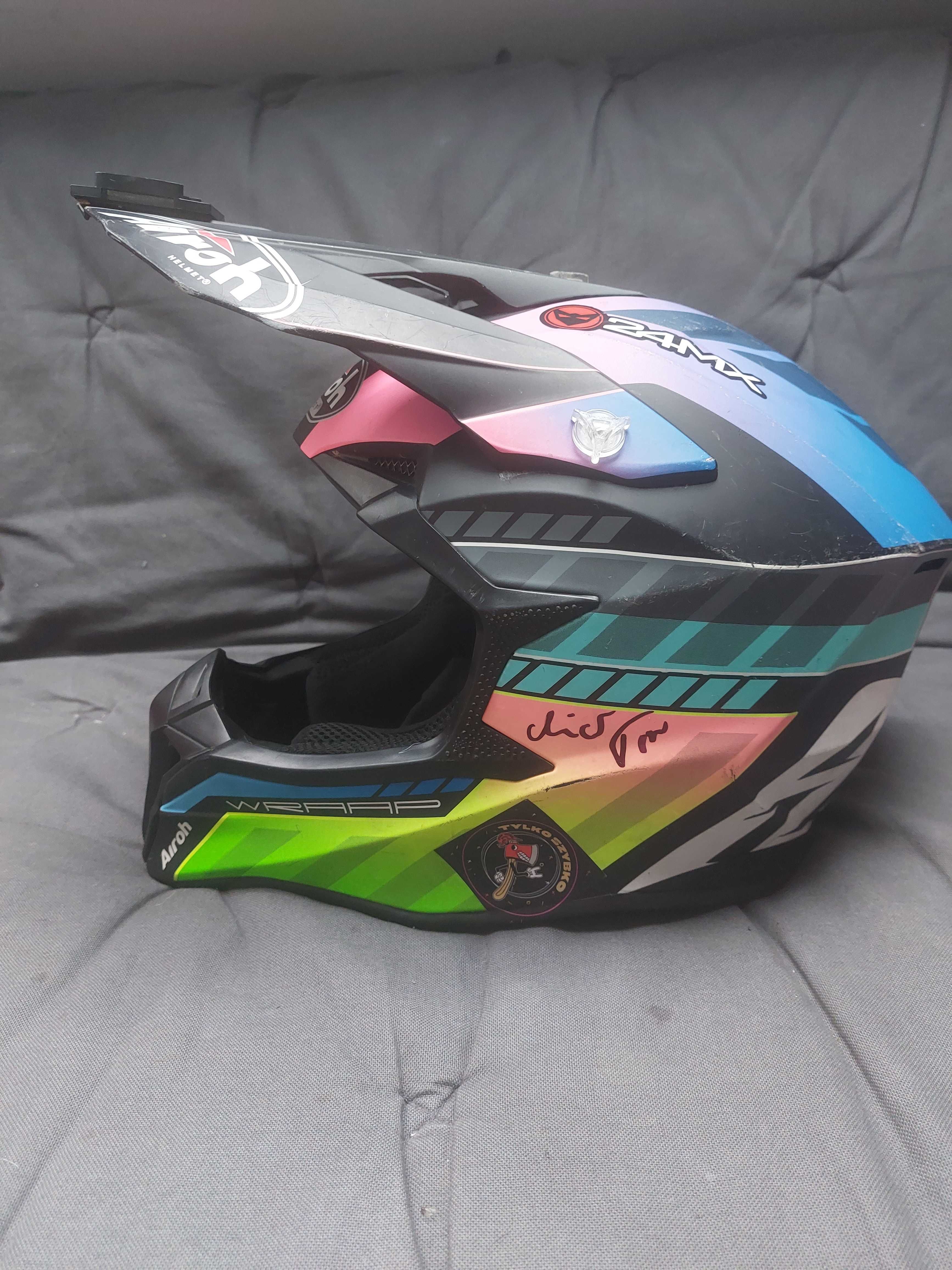 Kask motocyklowy Airoh Wraap Prism Matt M