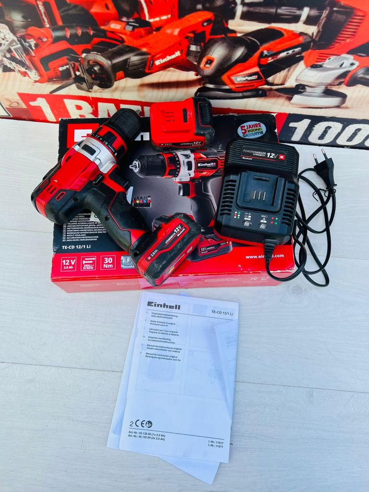 Шуруповерт-дрель Einhell TE-CD 12/1 Li