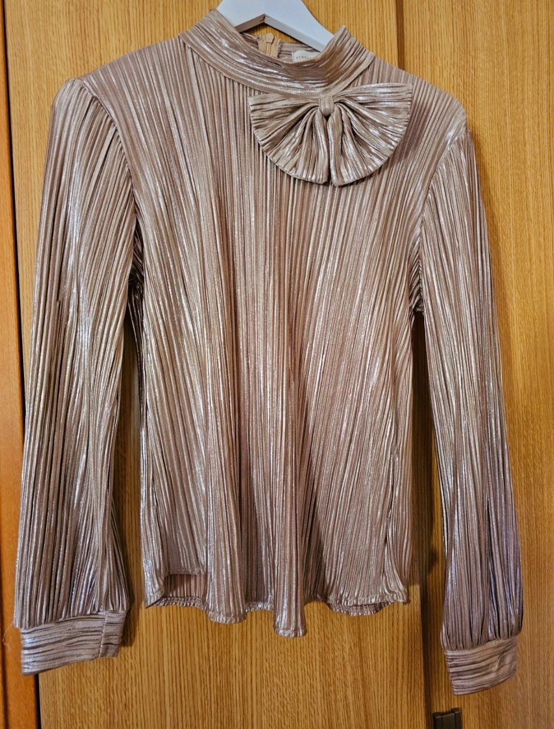 Blusa dourada Vintage Bazaar como nova TU/M