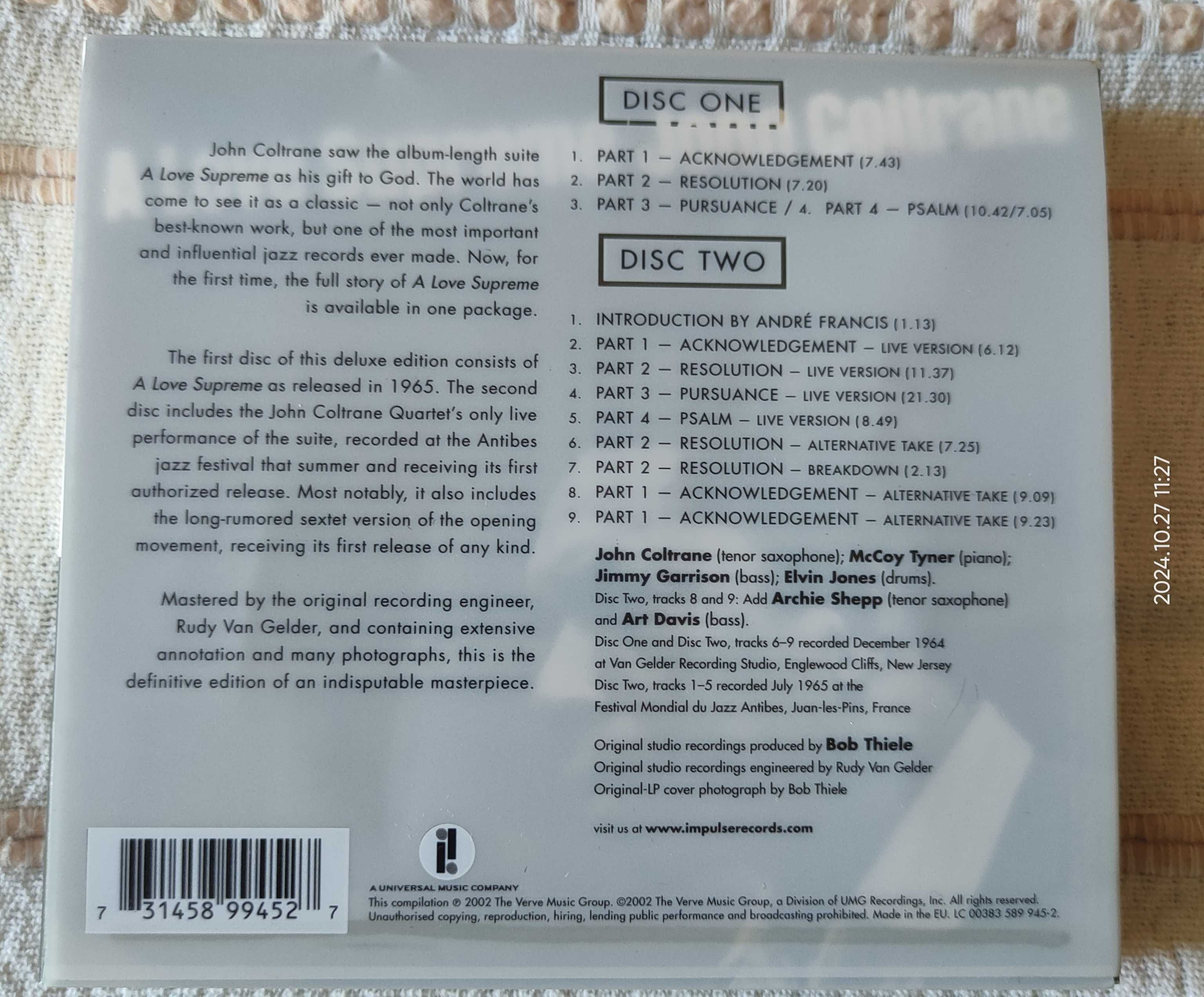 CD John Coltrane