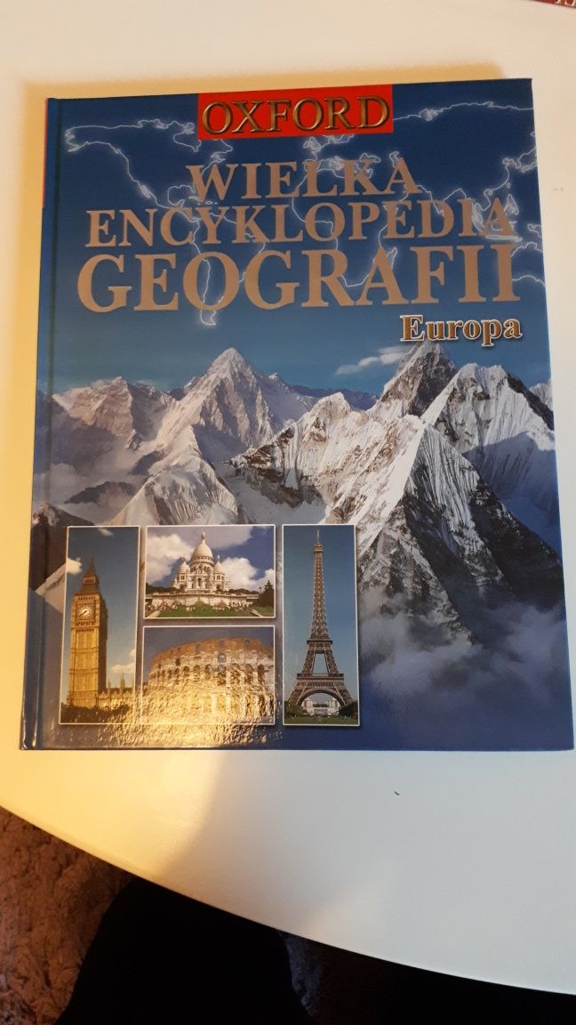 Wielka encyklopedia Geografii Europa twarda oprawa nowa