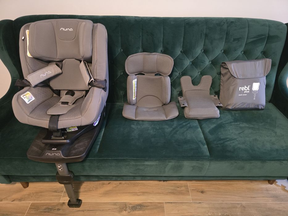 Fotelik samochodowy Nuna Rebl Plus |Isofix|360°|2 tapicerki|0-18 kg