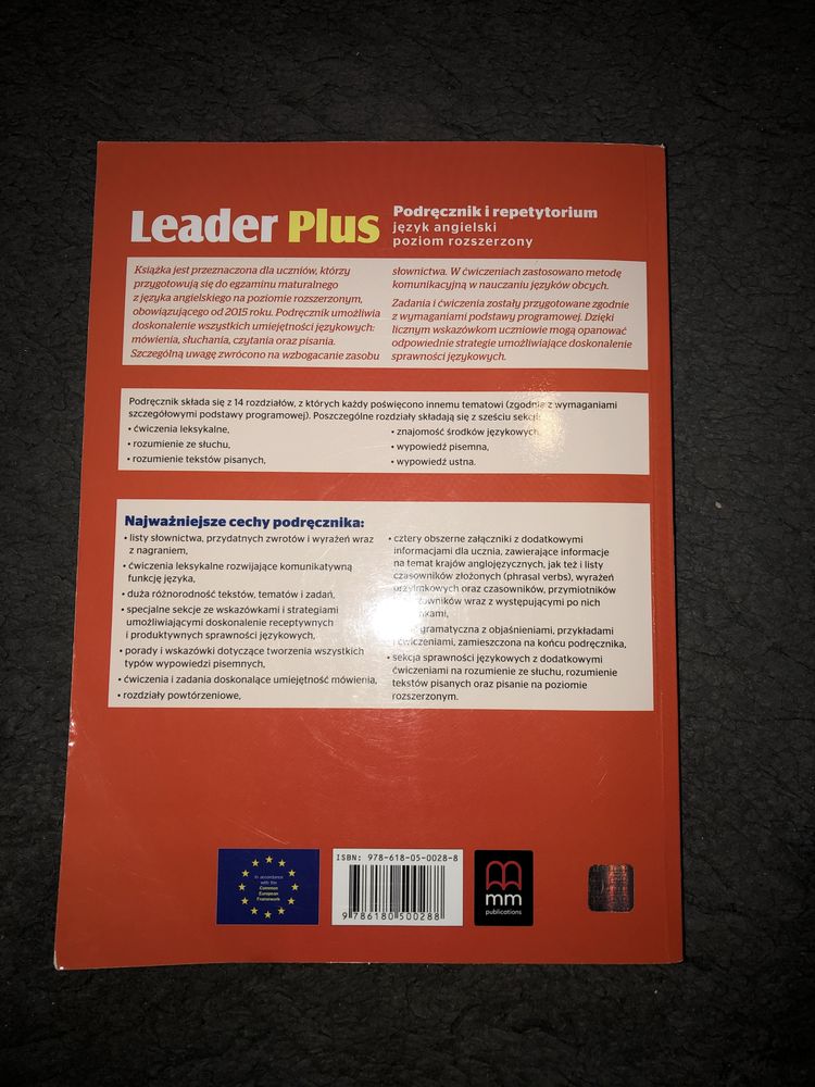 Leader plus podręcznik i repetytorium z angielskiego