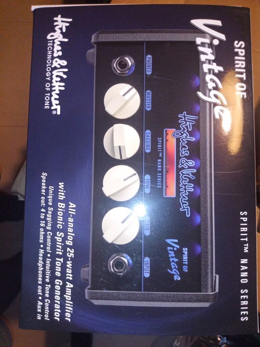 Cabeça Hughes & Kettner Spirit of Vintage novo