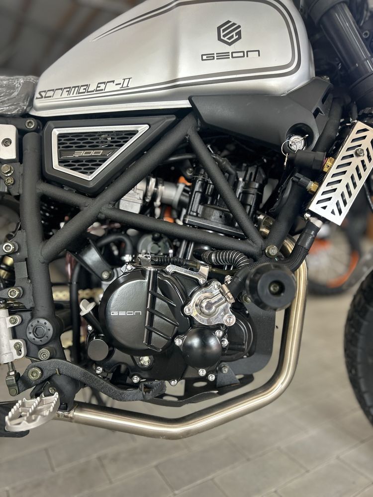 Мотоцикл Geon Scrambler 300 || покоління, Новинка 2025 року, Доставка