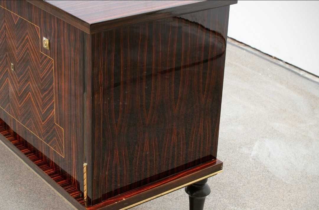 Bufet ART DECO ok 1940 rok Francja, heban makassar