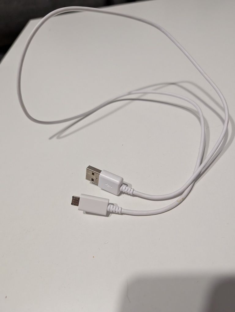 Biały kabel MICRO USB