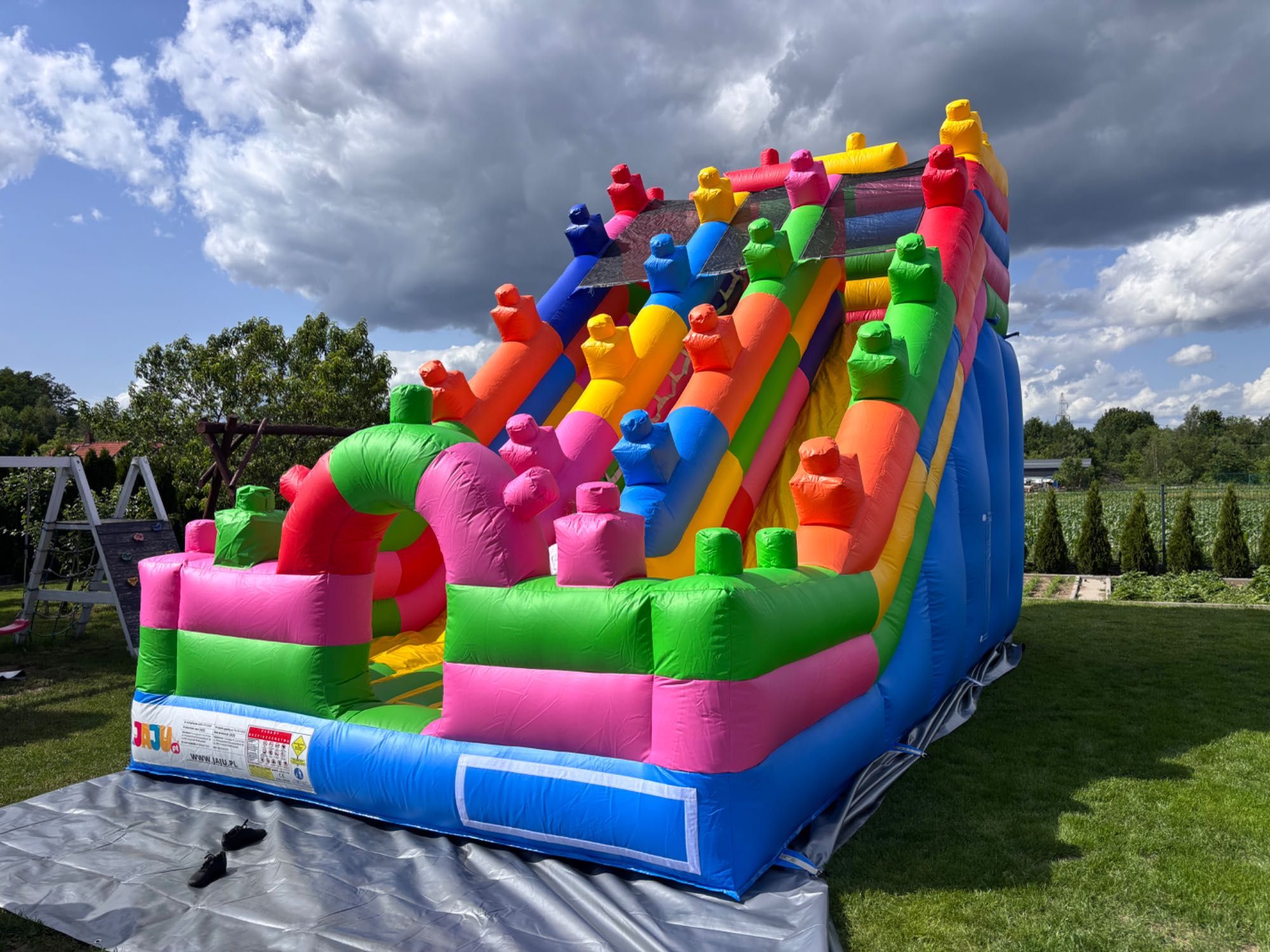 Dumachańce Dmuchana Zjeżdżalnia Piana Party Bubble House Urodziny