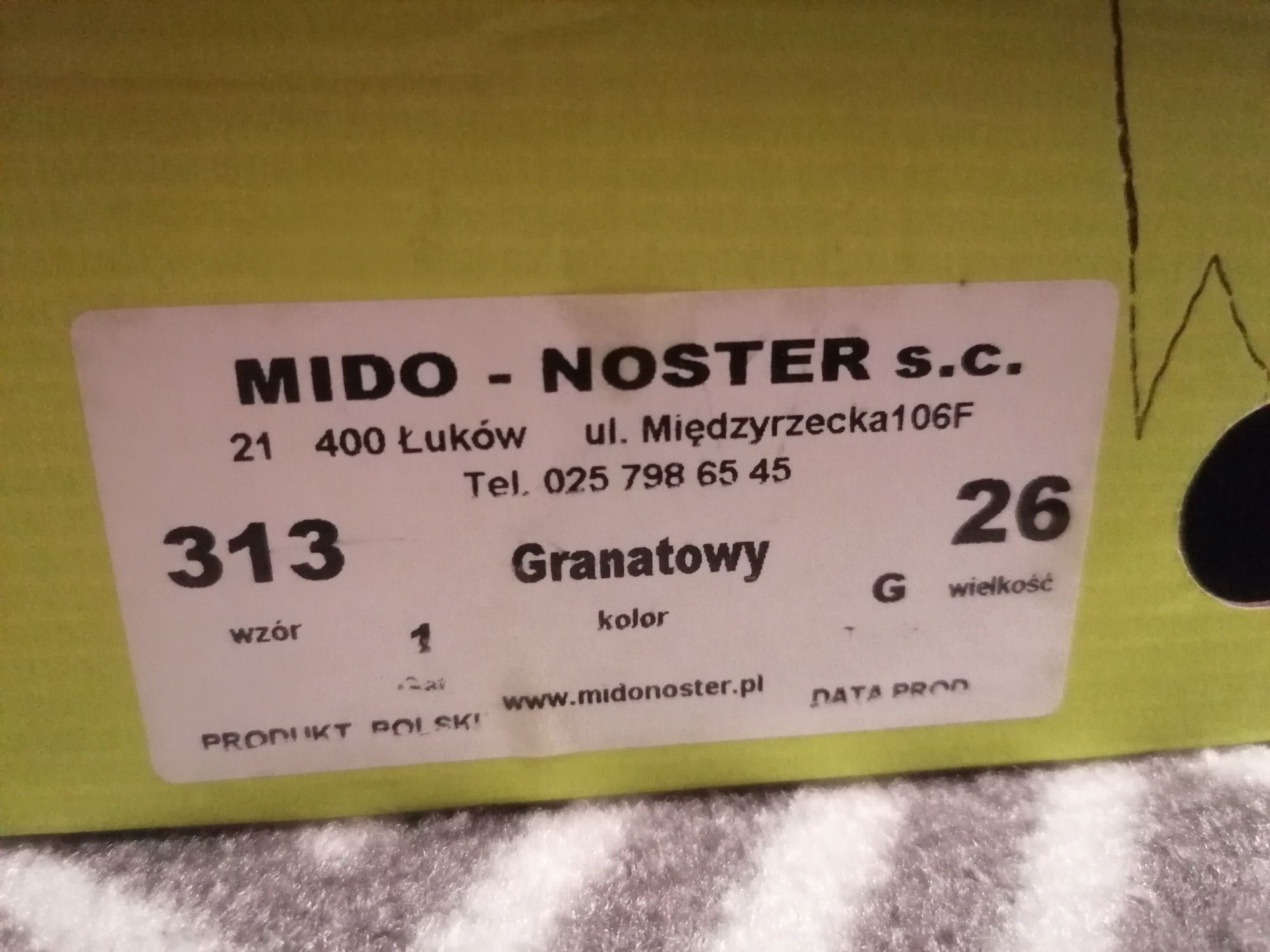 NOWE Sandały chłopięce Mido-Noster skóra rozmiar 26