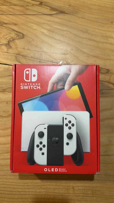 Nintendo switch bialo czarne oled