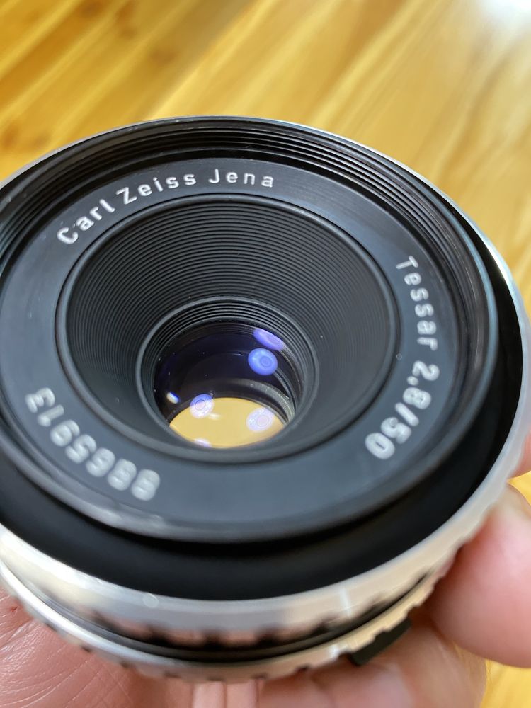 Carl Zeiss Jena Tessar 2,8/50 (Zebra)