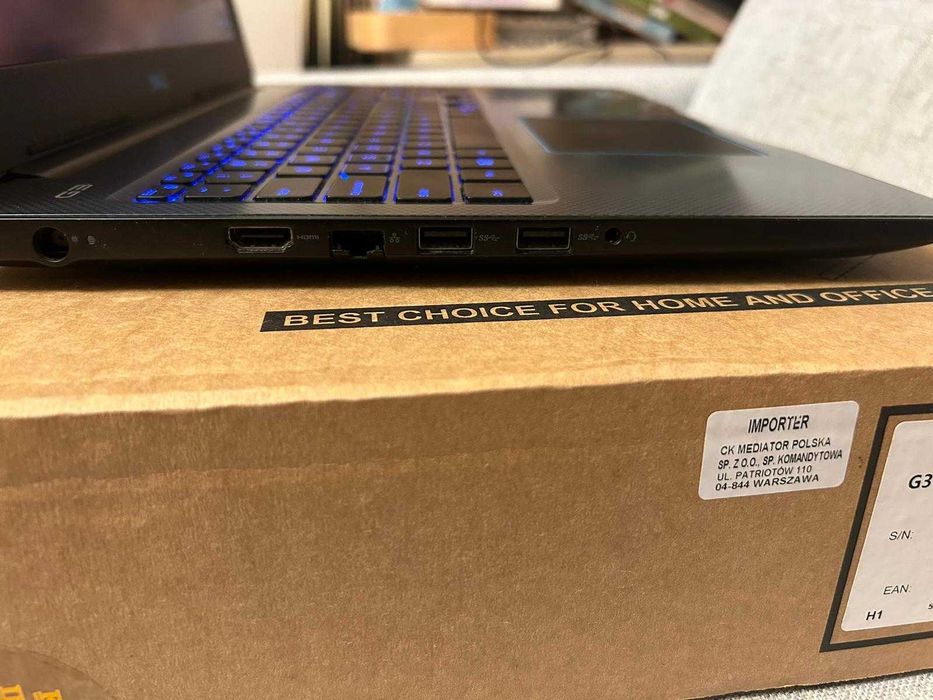 Dell G3 3579 i5-8300H/16GB/512/Win10 GTX1050Ti Z NOWYM AKUMULATOREM