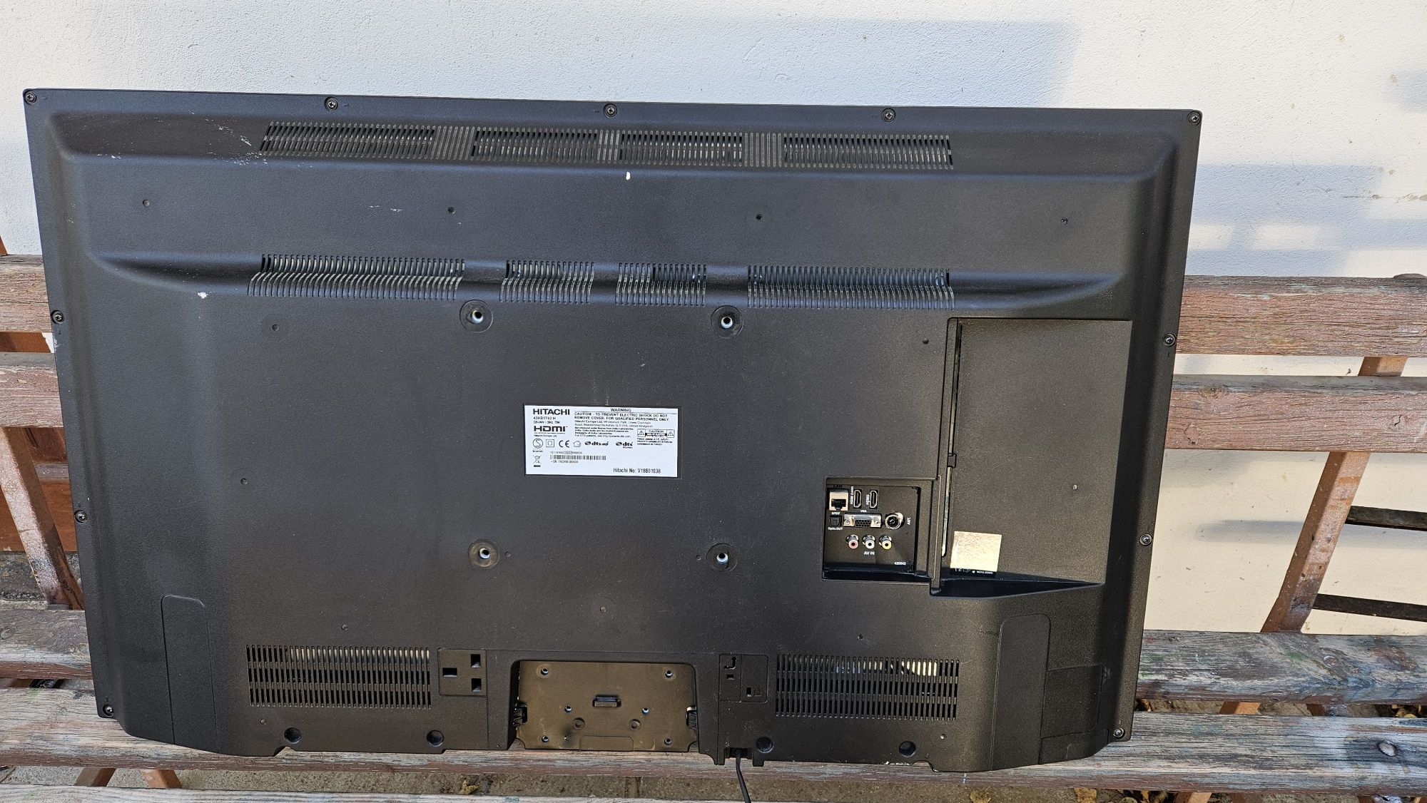 Telewizor Hitachi 43 cale uszkodzony,