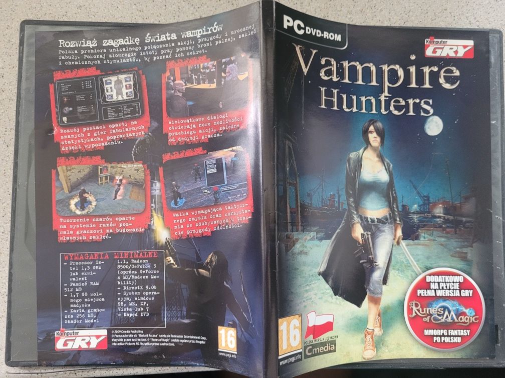 PC DVD-ROM Vampire Hunters PL 2009 Cmedia