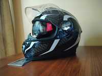 Kask motocyklowy RHINO Racer Thunder Evo , blenda, XXL