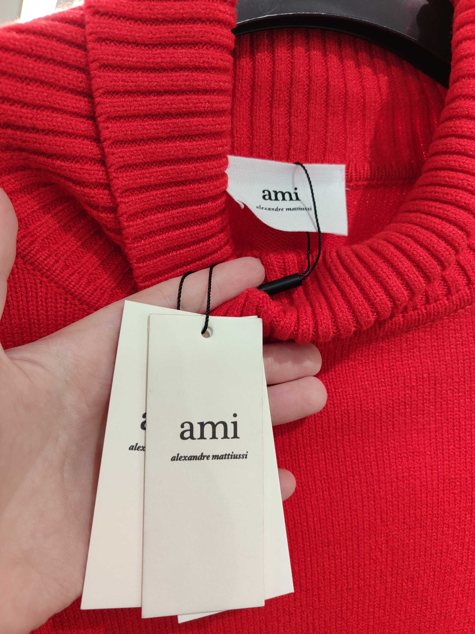 Джемпер AMI Paris Ami de Coeur jumper Red