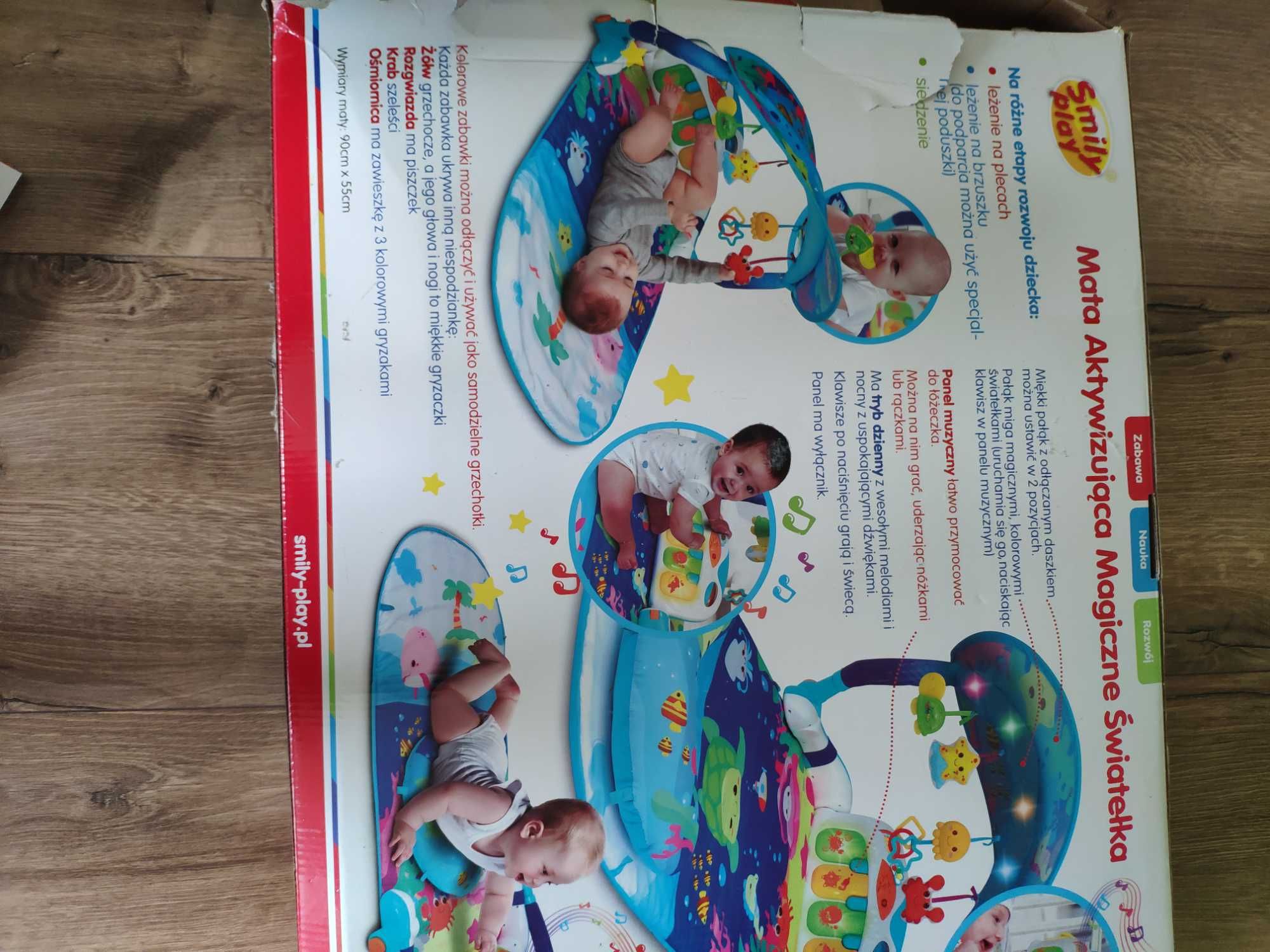 Mata Aktywizująca Magiczny Świat dla niemowlaka