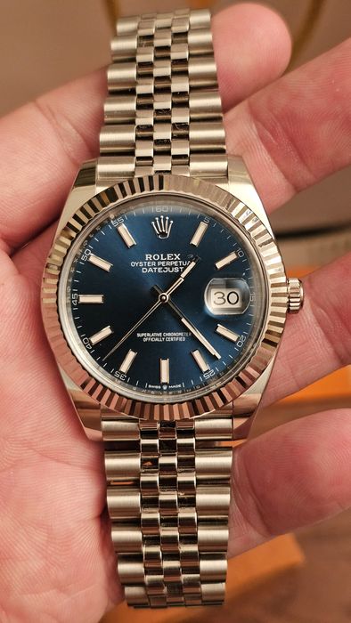 Rolex Date Just 41 Blue