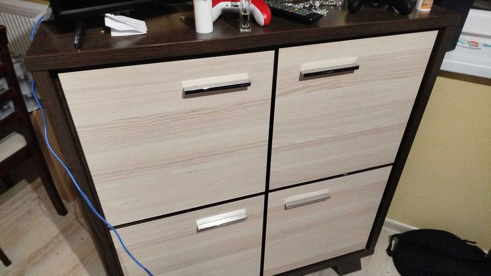 Meble Lido szafka + szafka RTV + witryna