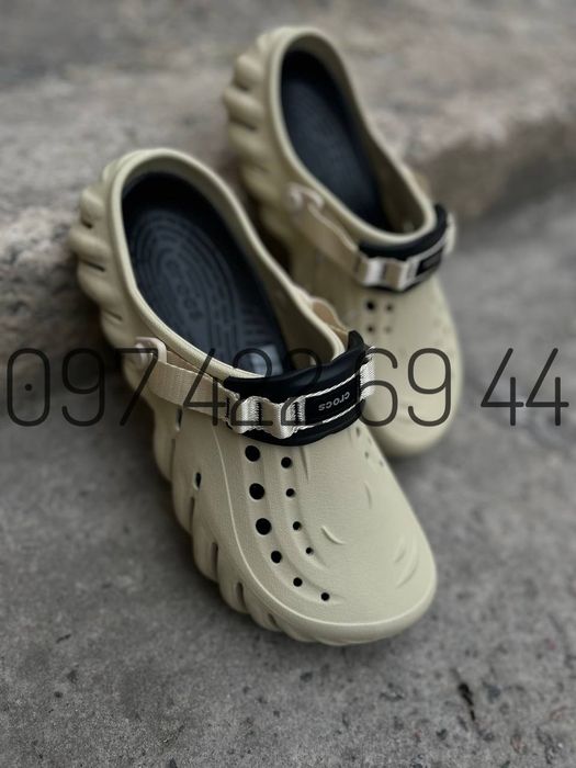 Новинка Крокс Crocs Echo Clog чоловічі з принтом Echo Clog Crocs