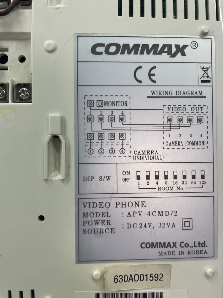 Terminal videoporteiro comax modelo APV-4CMD /2
