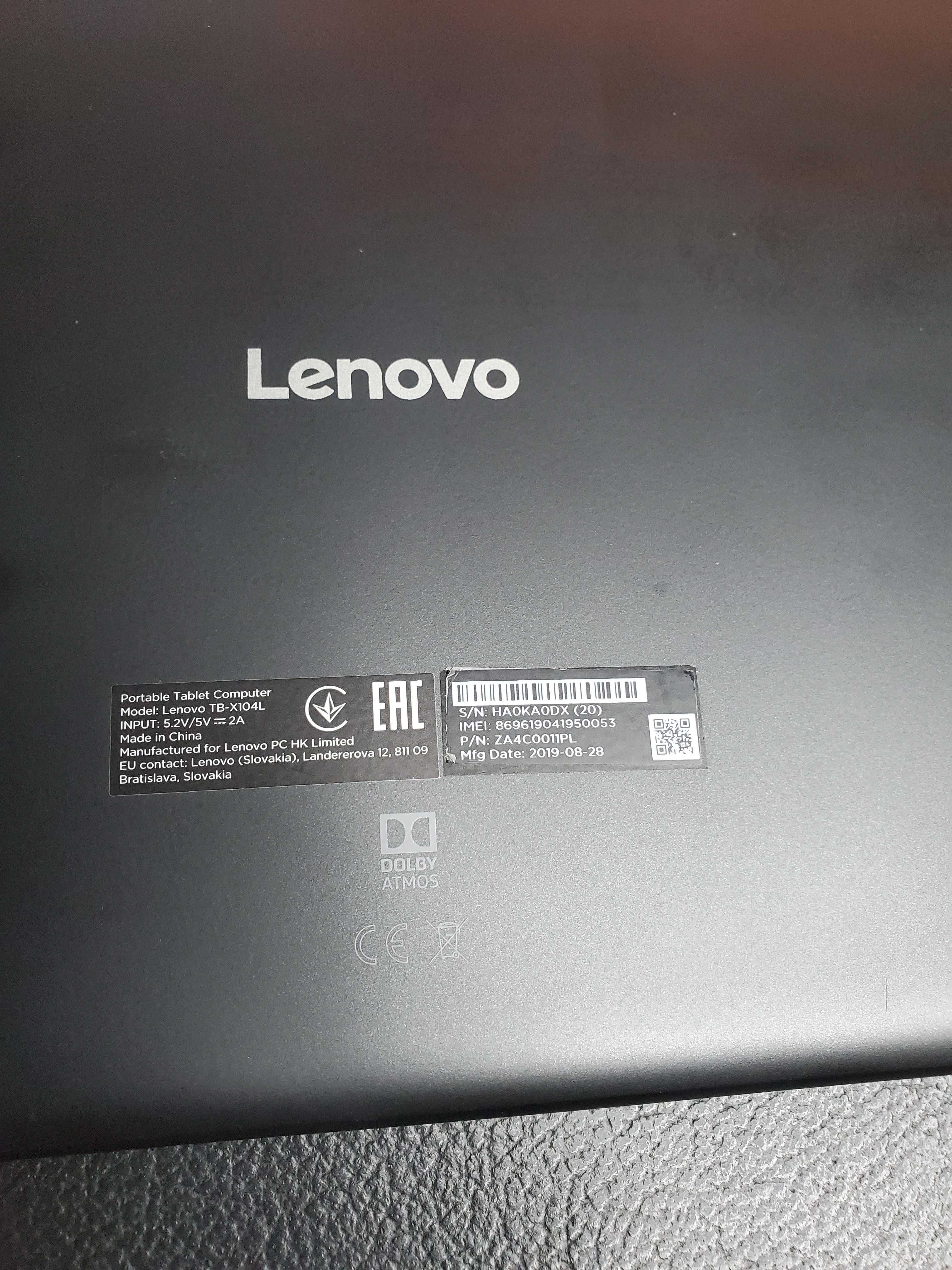 Tablet Lenovo Tab E10 na kartę SIM