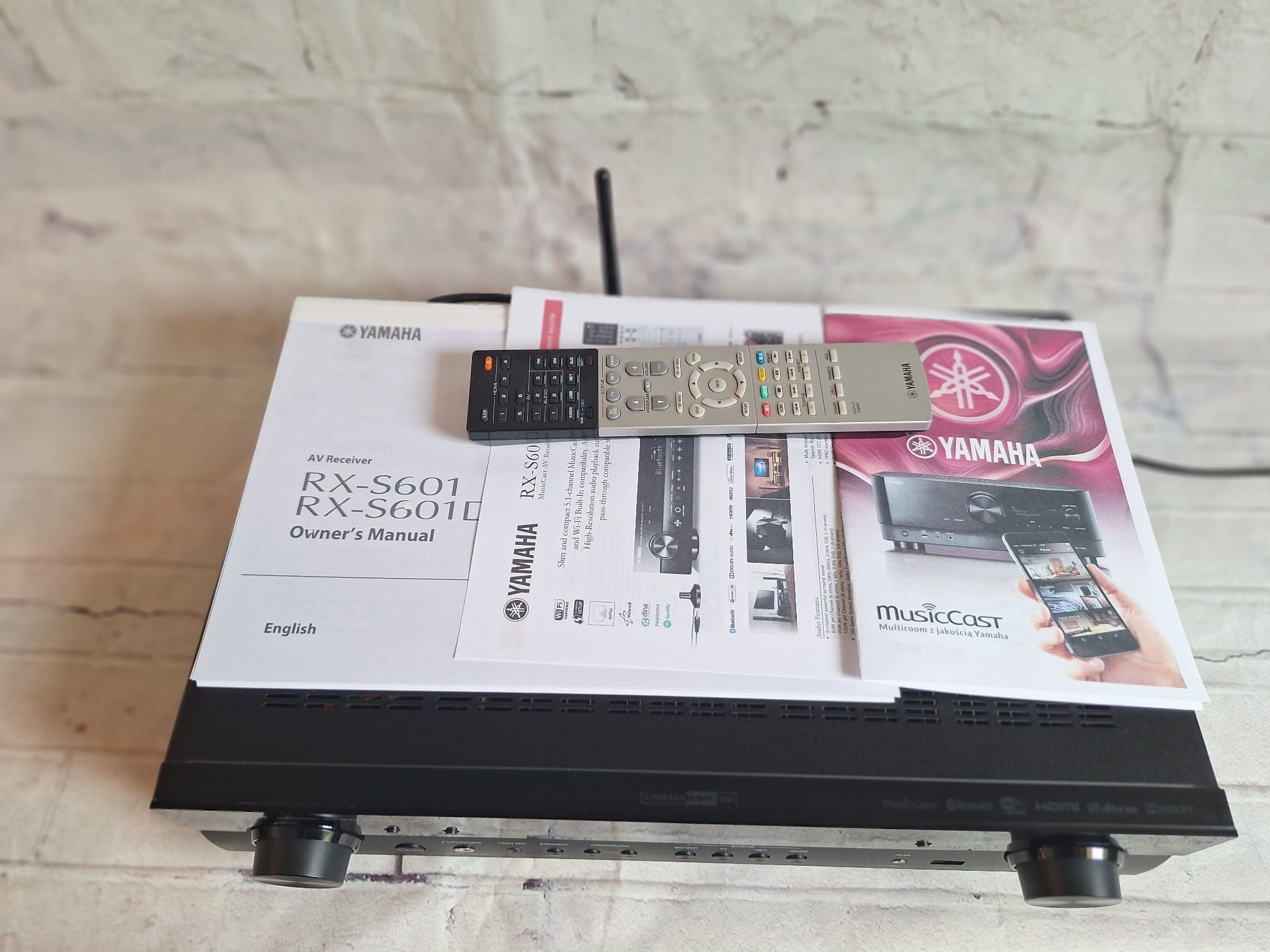 Yamaha Wifi Bt MusicCast  RX-S601 5.1 4k 60p dsd Hi res Net radio