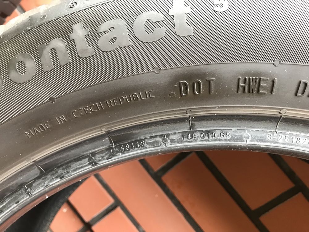 4 - Opony letnie Continental 205/55 R17 V