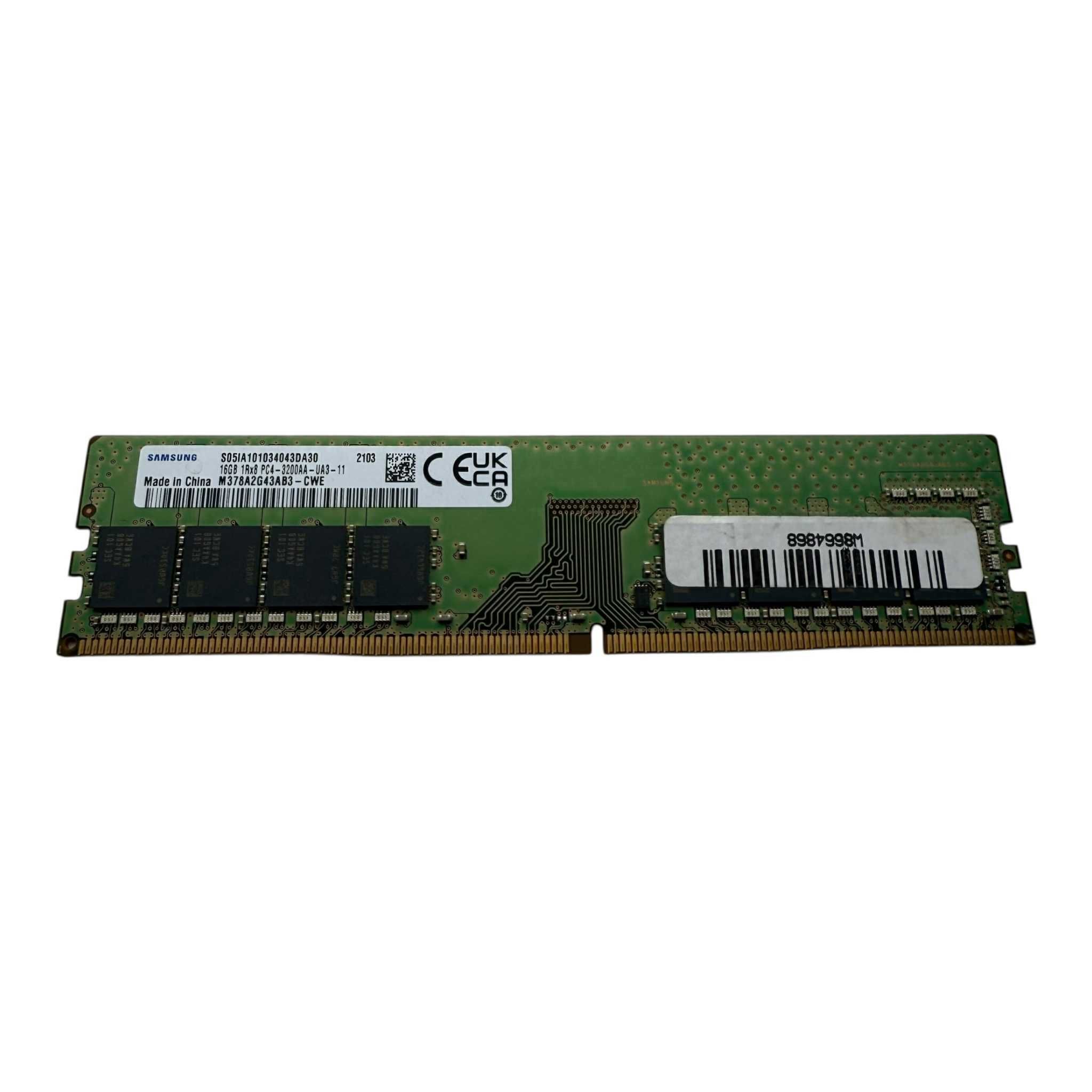 Pamięć RAM Samsung 16GB DDR4 3200MHz, 1Rx8, PC4-3200AA