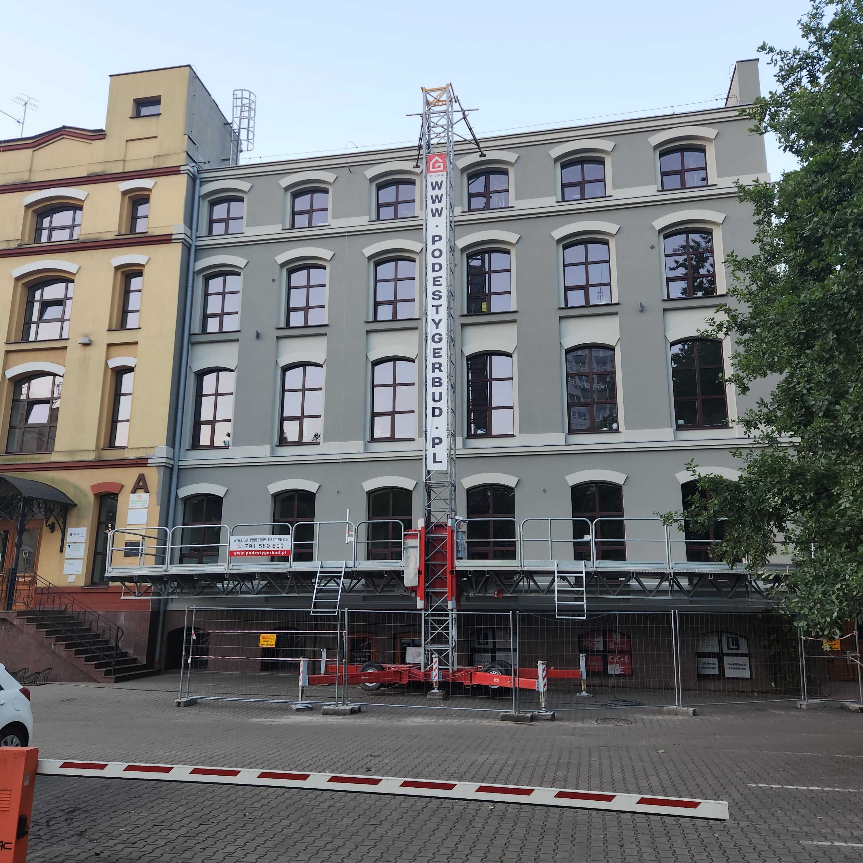 Masztowy Podest Ruchomy Scanclimber Platforma Robocza Podnośnik