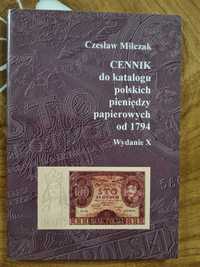 Cz. Miłczak Cennik do katalogu polskich pieniedzy papierowych od 1794r