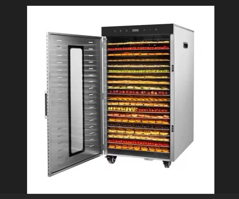 Дегідратор Сушарка для фруктів м"яса 24 секції 3 вентилятори 2 кВт