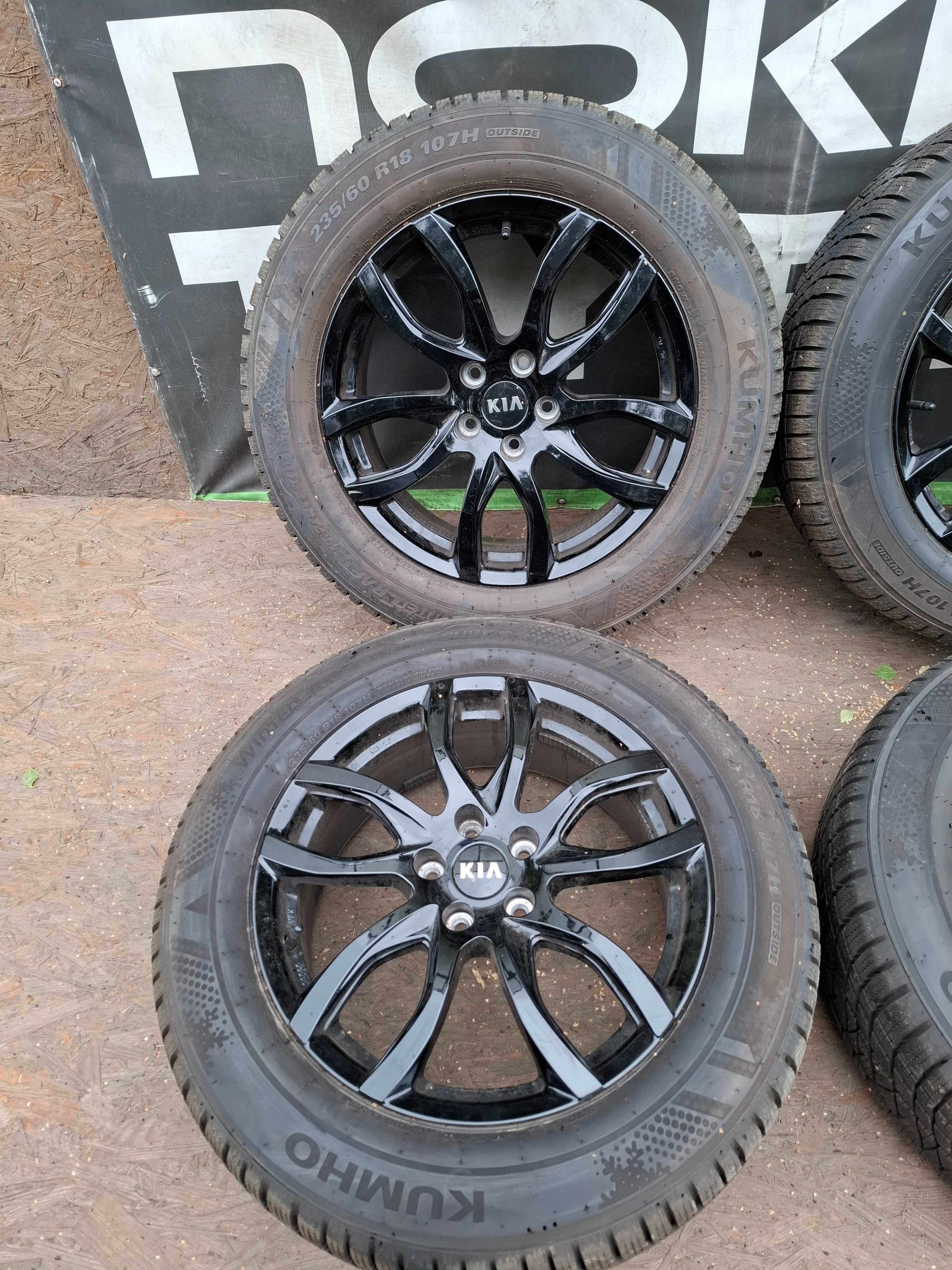 Felgi aluminiowe ! KIA HYUNDAI 18 cali ! NOWE MONTAŻ ! TMPS !