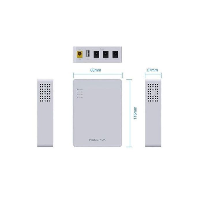ДБЖ для роутера Marsriva Smart Mini DC UPS KP3 (10000 мАг)