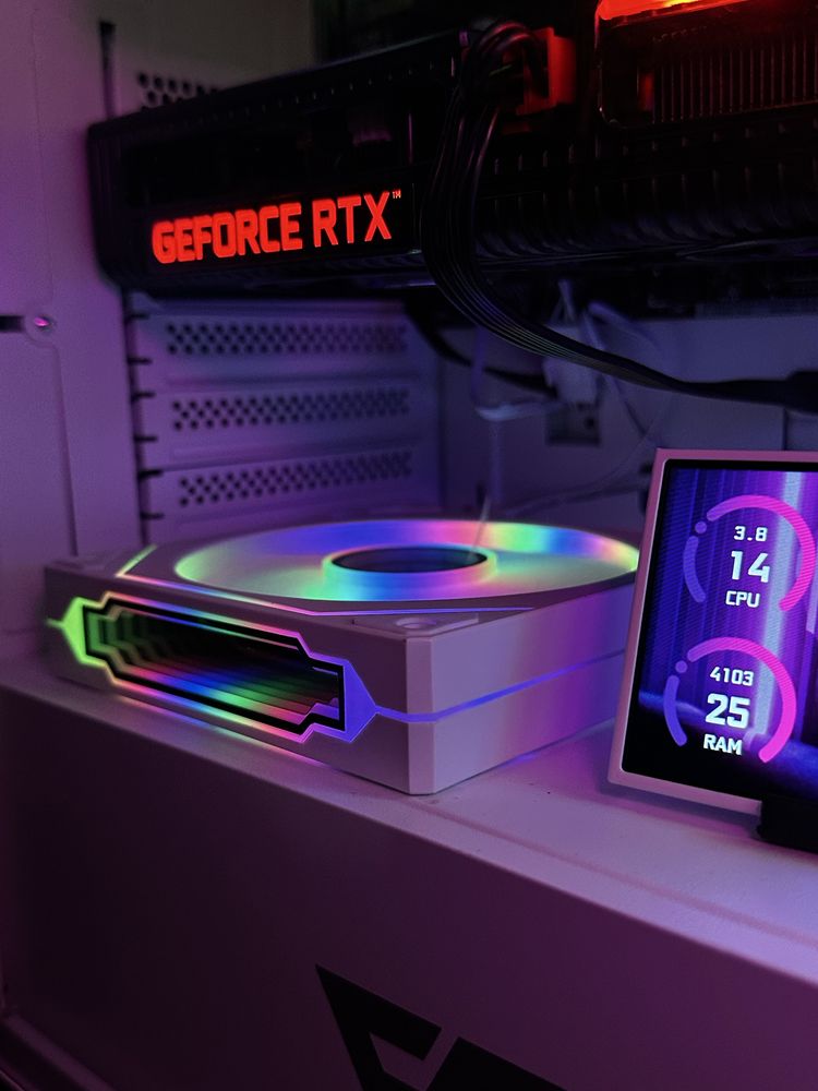 Komputer Gamingowy Biały Ryzen 5 5600x / Rtx 3060 ti / ekran IPS