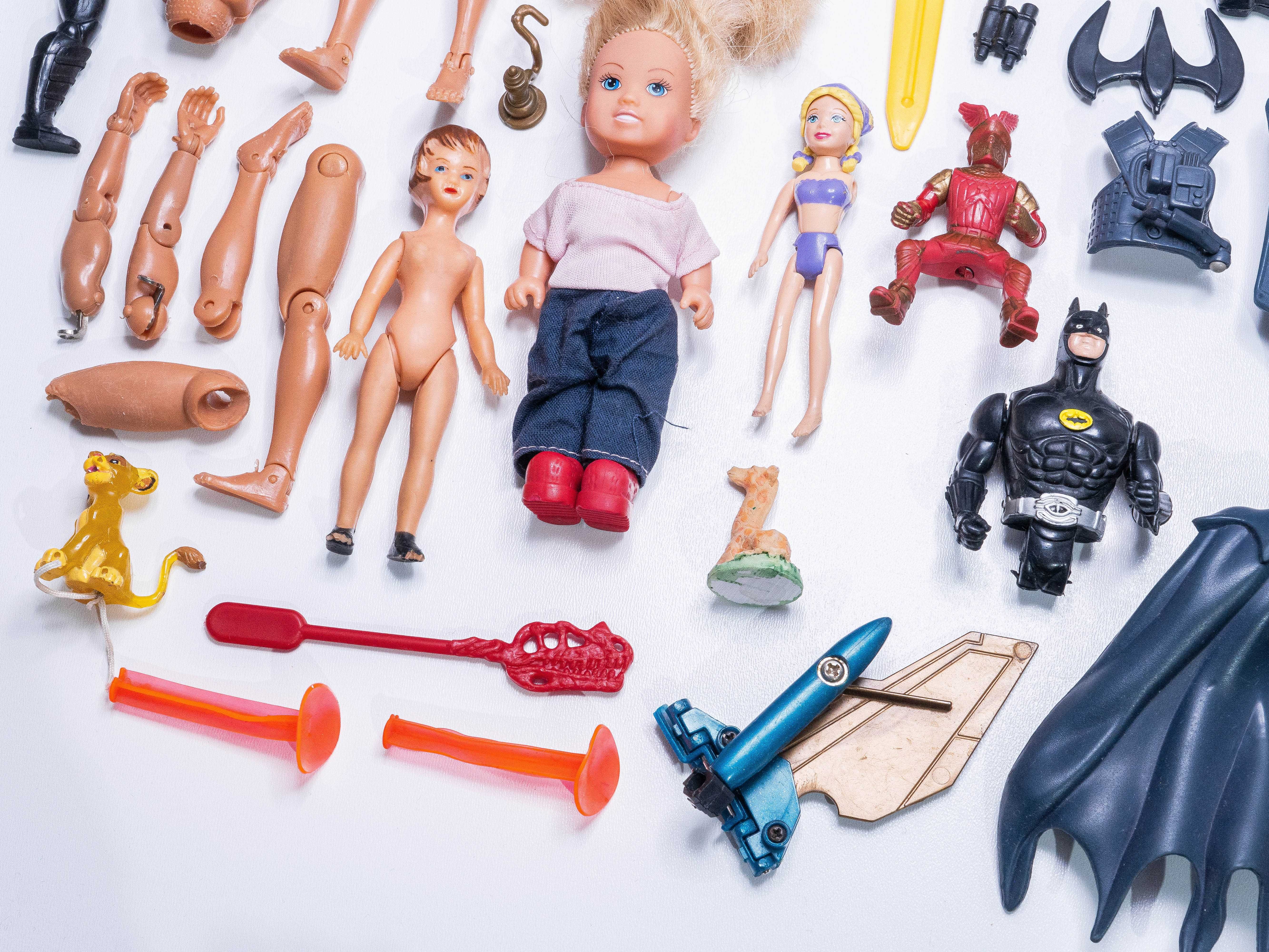 Zestaw zabawek i akcesoriów Transformers Barbie Action Man Ken Batman