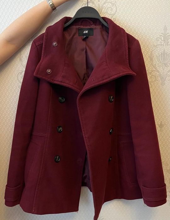 Klasyczny damski płaszcz h&m r.42
