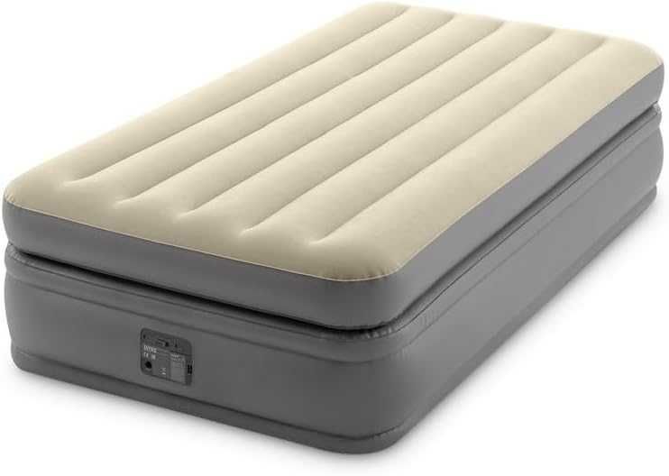Podwyższony materac dmuchany Intex Twin Comfort z Fiber-TECH BIP