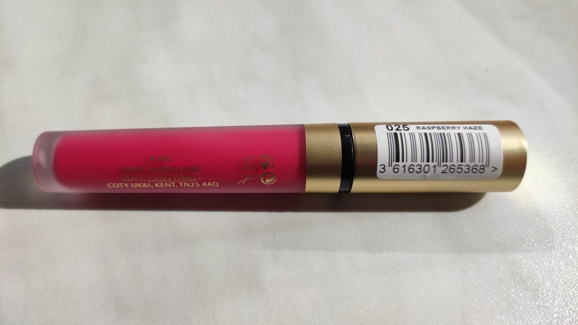 Max Factor Colour Elixir Soft Matte szminka w płynie raspberry 025