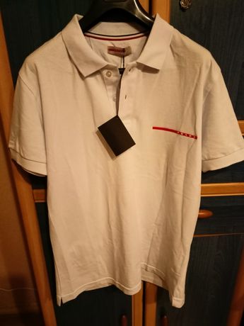 Koszulka męska polo PRADA rozmiar L polówka
