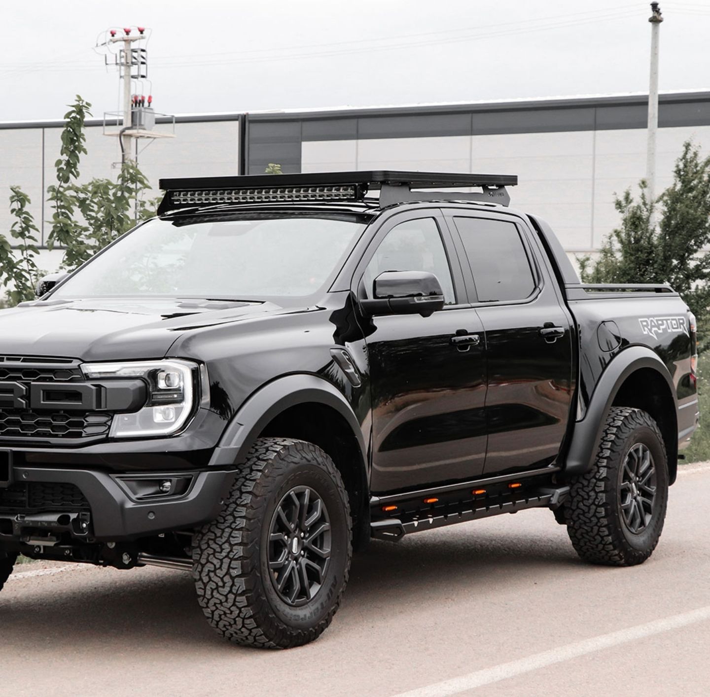 Bagażnik dachowy aluminiowy platforma relingi Ford Ranger 2022-